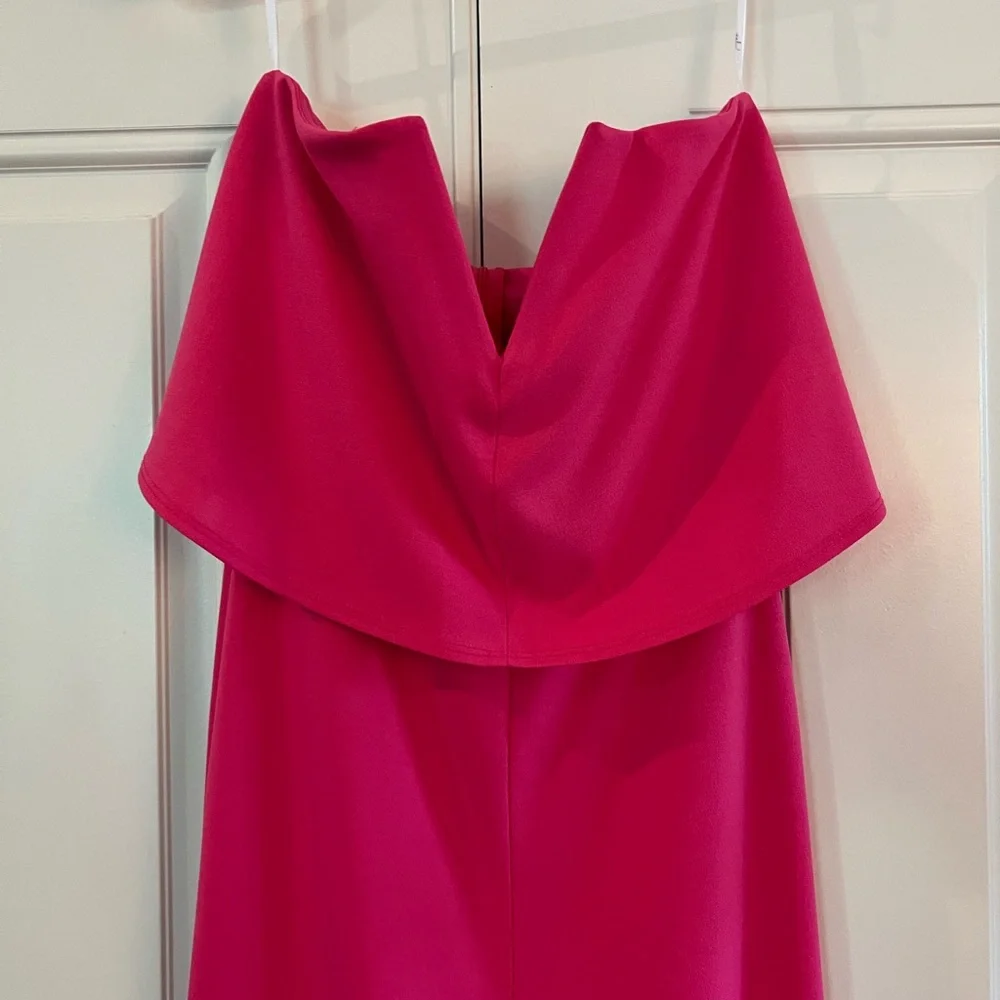 LULUS pink strapless jumpsuit - Picture 6 of 11